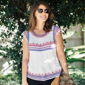 Charity Sale! Embroidered Blouse